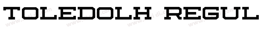 ToledoLH Regular字体转换